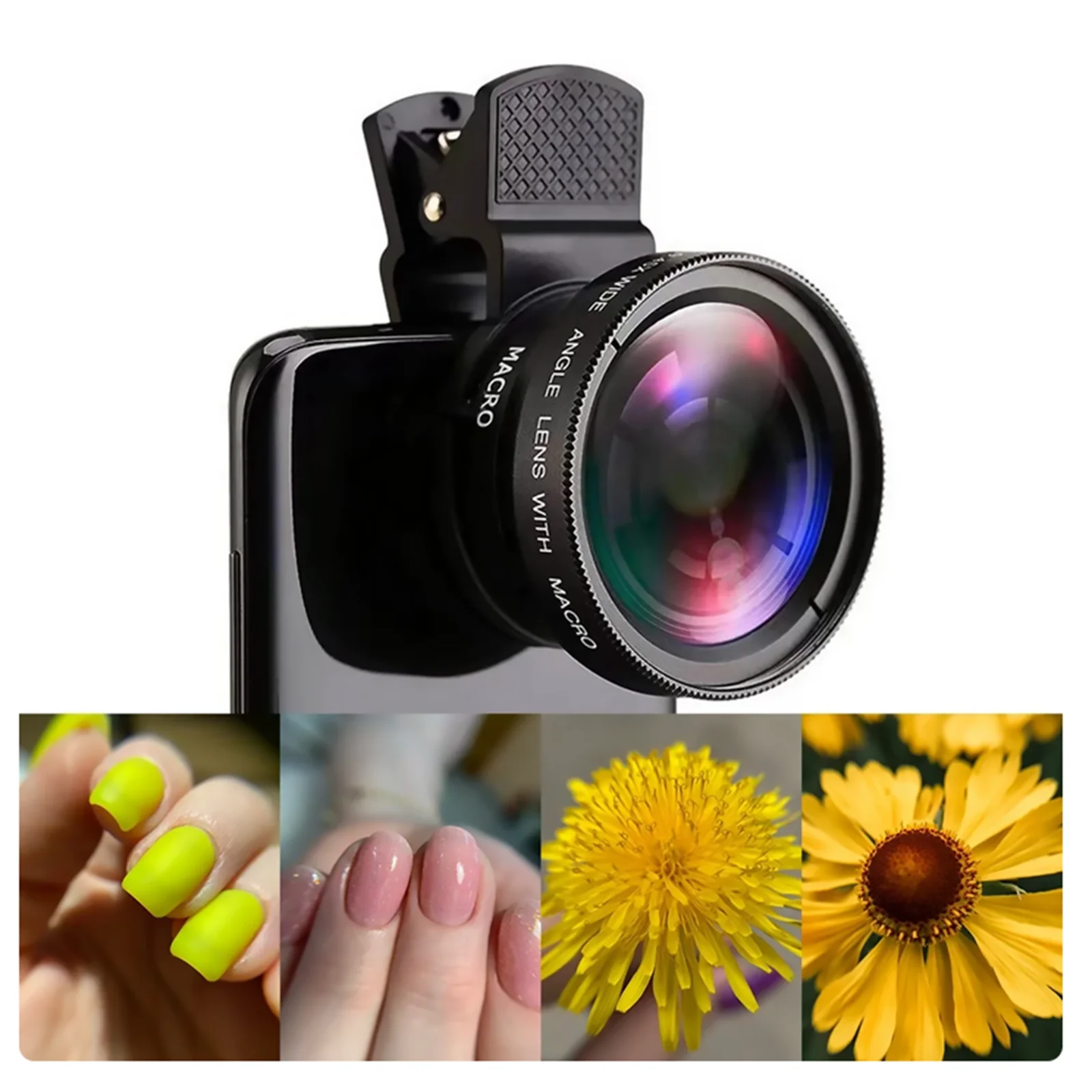 Phone Lens 0.45X Wide Angle Lens 10X Macro HD - Image 3