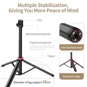 MT-79 Extendable Tripod for Camera & Phone - Thumbnail Image 6