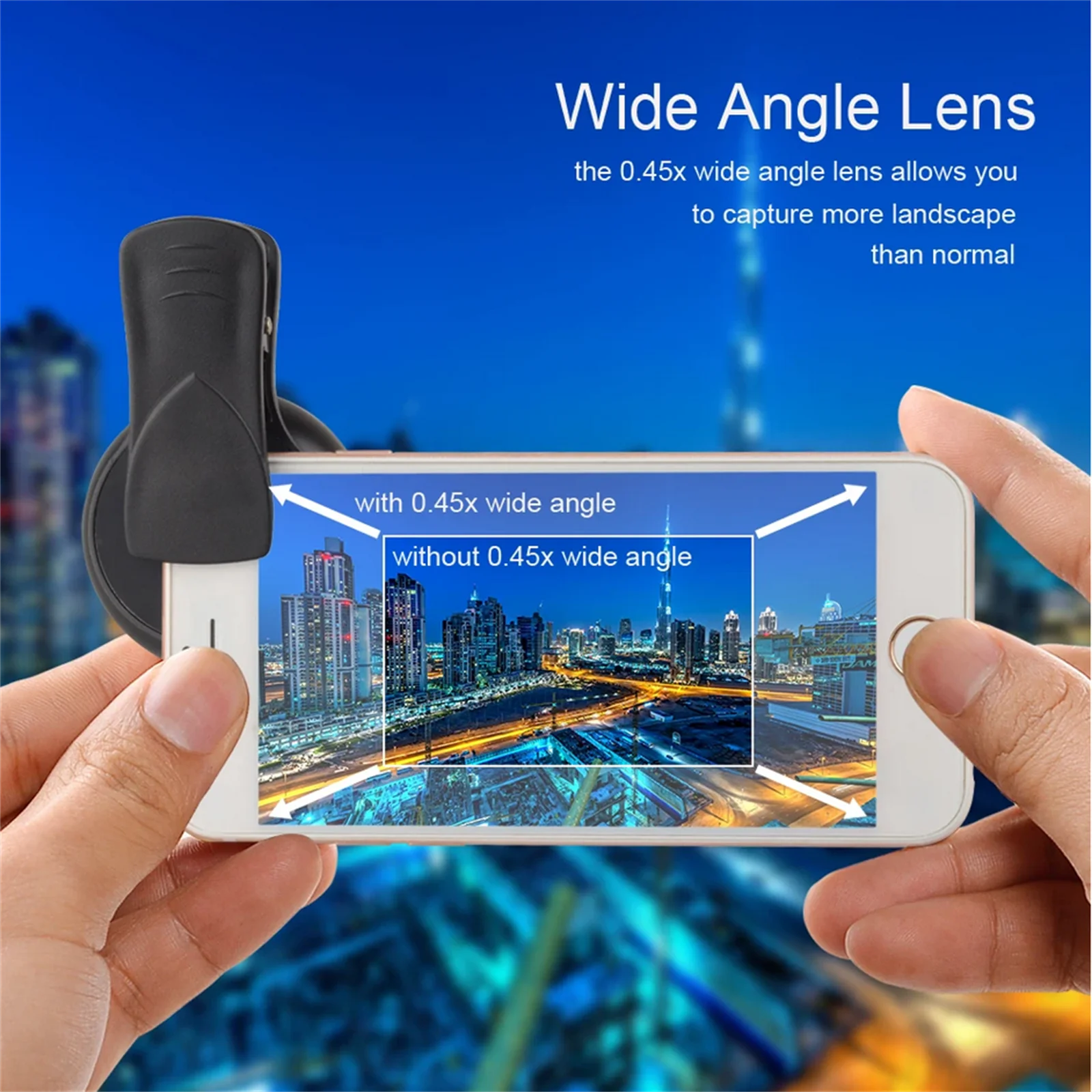 Phone Lens 0.45X Wide Angle Lens 10X Macro HD - Image 6