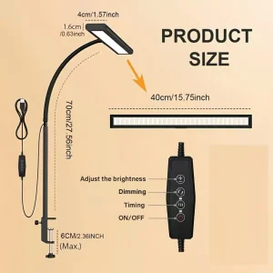LED Desk Lamp with 88 LEDs Eye-Caring Light - Thumbnail Image 9