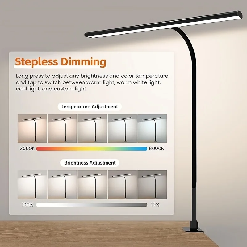 LED Desk Lamp with 88 LEDs Eye-Caring Light - Image 3