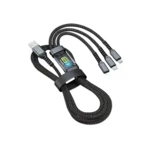100W Fast Charger 1-to-3 Cable USB-C Wall Adapter - Thumbnail Image 2