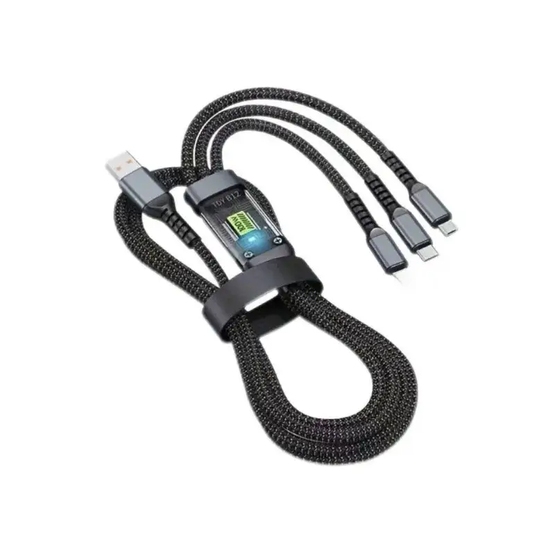 100W Fast Charger 1-to-3 Cable USB-C Wall Adapter - Image 2