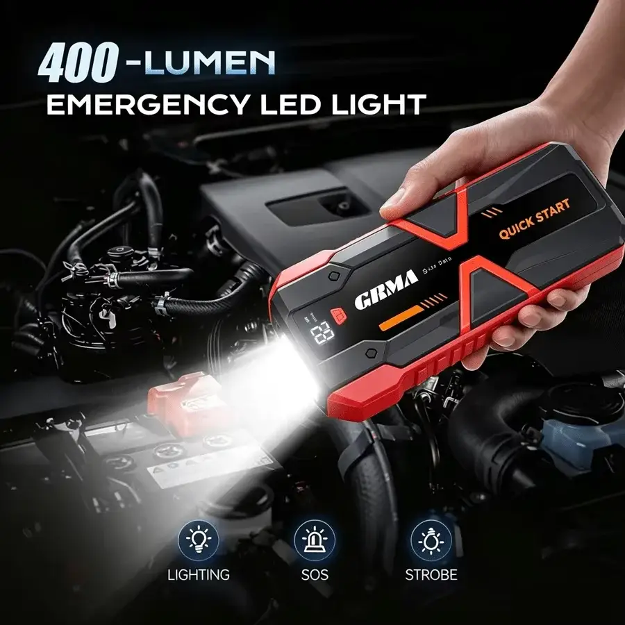 12000A Car Jump Starter, 12V Battery Pack - Image 5