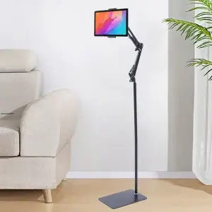 1.35M Floor Stand for Tablet & Phone, 360° Rotating - Thumbnail Image 5