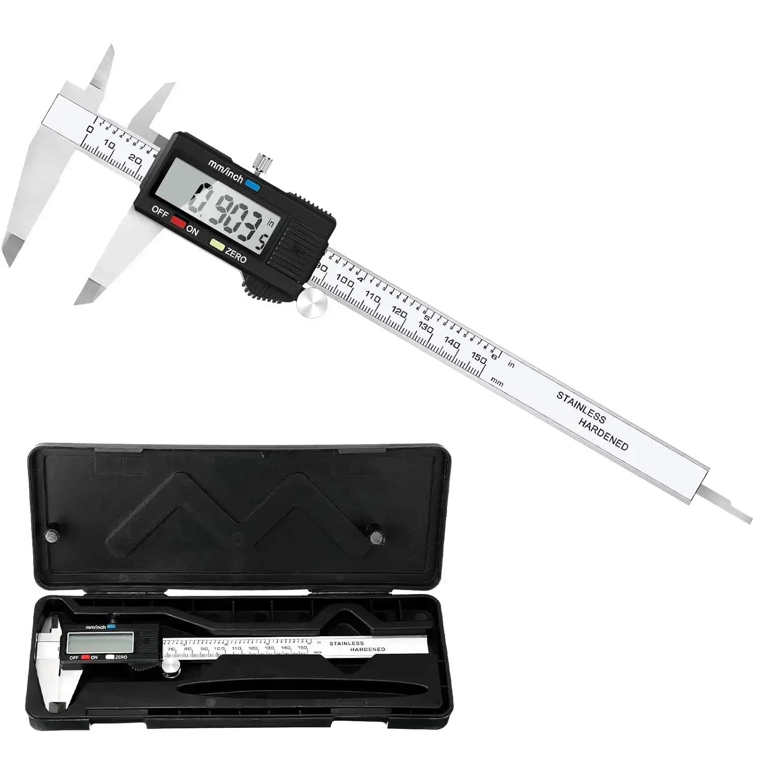 Digital Caliper 6" LCD Inch Millimeter Measuring Tool - Image 11