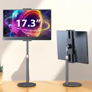 Portable Monitor VESA Stand 360° Swivel 17.3"