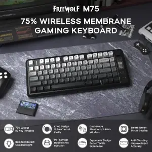 M75 Wireless Gaming Keyboard with OLED & Knob