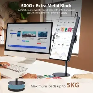 Portable Monitor VESA Stand 360° Swivel 17.3" - Thumbnail Image 6
