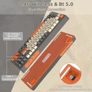 M87 Wireless Gaming Keyboard Bluetooth 5.0 TKL - Thumbnail Image 2