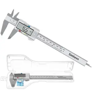 Digital Caliper 6" LCD Inch Millimeter Measuring Tool - Thumbnail Image 13