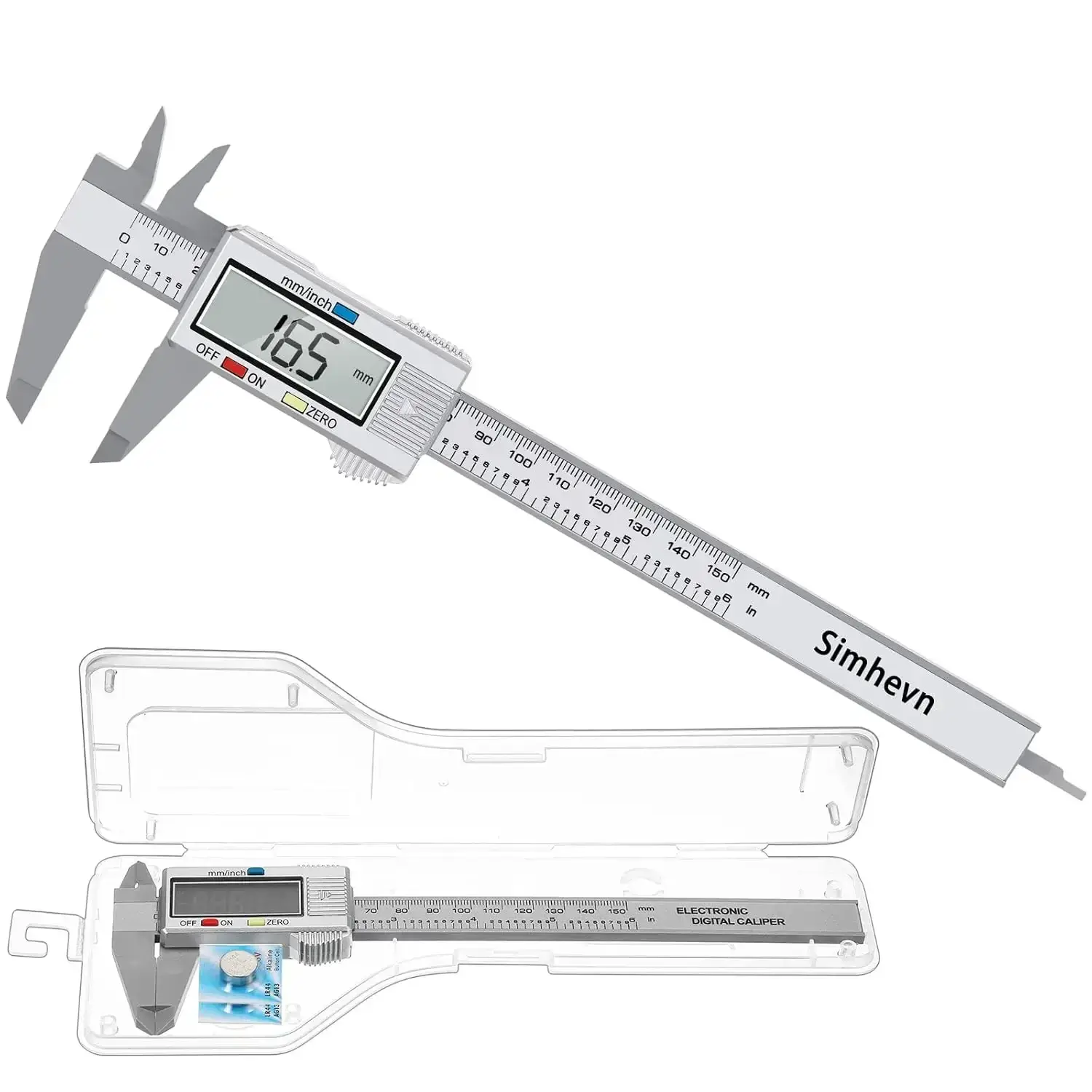 Digital Caliper 6" LCD Inch Millimeter Measuring Tool - Image 13
