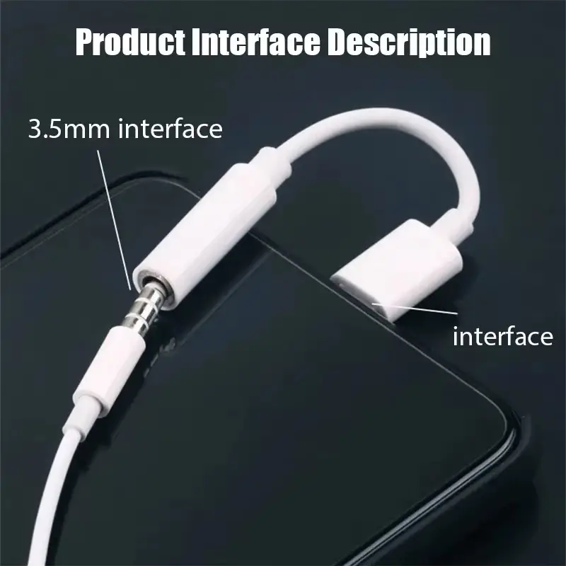 USB-C to 3.5mm Audio Adapter OTG Aux Converter - Image 4