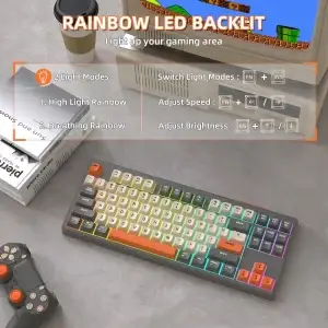 M87 Wireless Gaming Keyboard Bluetooth 5.0 TKL - Thumbnail Image 4