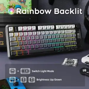M75 Wireless Gaming Keyboard with OLED & Knob - Thumbnail Image 5