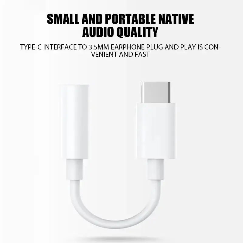 USB-C to 3.5mm Audio Adapter OTG Aux Converter - Image 2