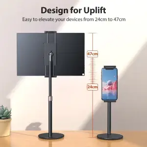 Portable Monitor VESA Stand 360° Swivel 17.3" - Thumbnail Image 4