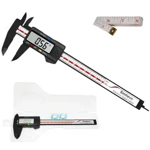 Digital Caliper 6" LCD Inch Millimeter Measuring Tool - Thumbnail Image 8