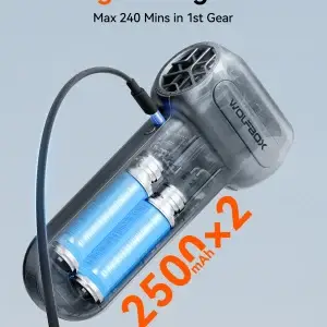 110000RPM Air Duster Blower, 3-Speed Portable Fan - Thumbnail Image 3