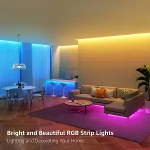 100FT RGB LED Strip Lights with Remote & App Control - Thumbnail Image 6