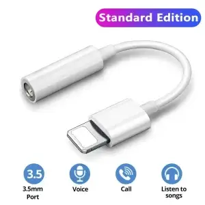 USB-C to 3.5mm Audio Adapter OTG Aux Converter - Thumbnail Image 7