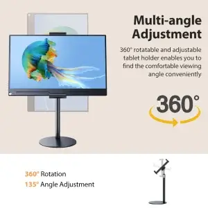 Portable Monitor VESA Stand 360° Swivel 17.3" - Thumbnail Image 5