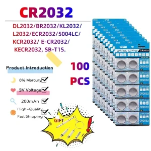 CR2032 3V Lithium Button Cell Battery for Car Remote - Thumbnail Image 7