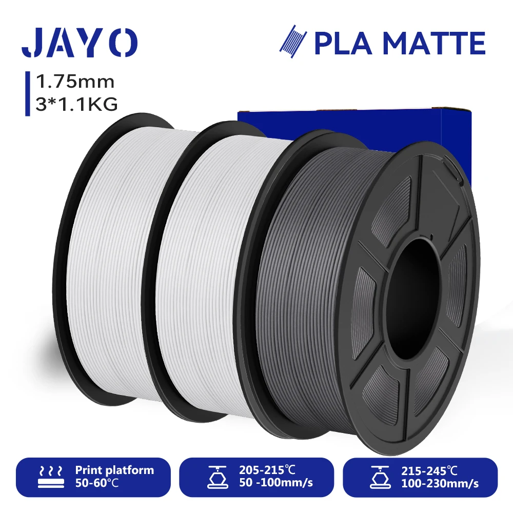 PLA Matte 1.75mm 3D Printer Filament 1.1KG - Image 14