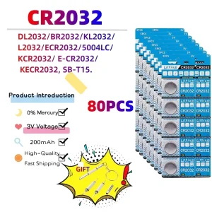 CR2032 3V Lithium Button Cell Battery for Car Remote - Thumbnail Image 8