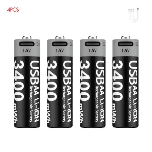 1.5V AA Rechargeable Li-Ion Battery USB-C 3400mWh - Thumbnail Image 13