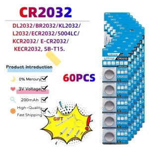 CR2032 3V Lithium Button Cell Battery for Car Remote - Thumbnail Image 9