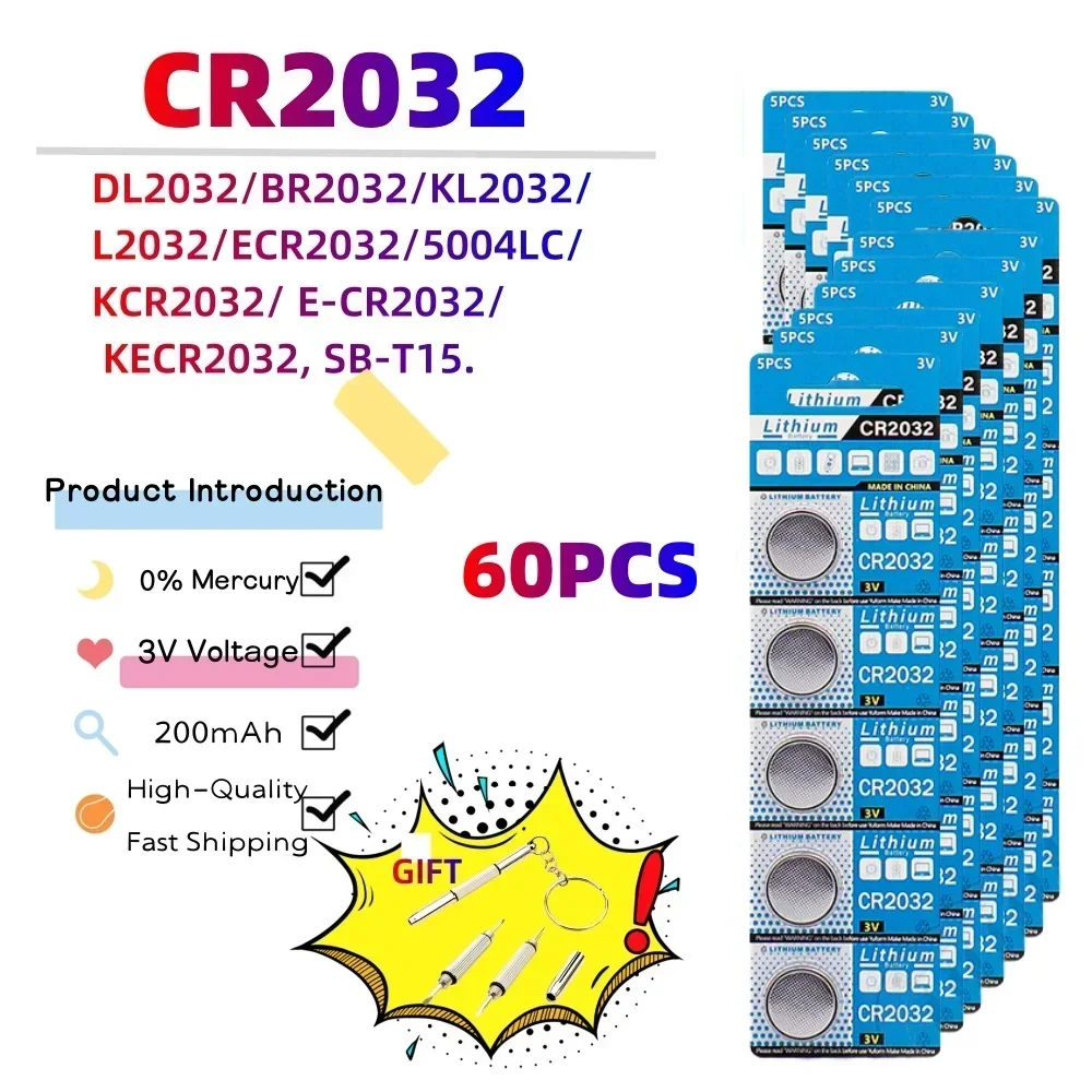CR2032 3V Lithium Button Cell Battery for Car Remote - Image 9