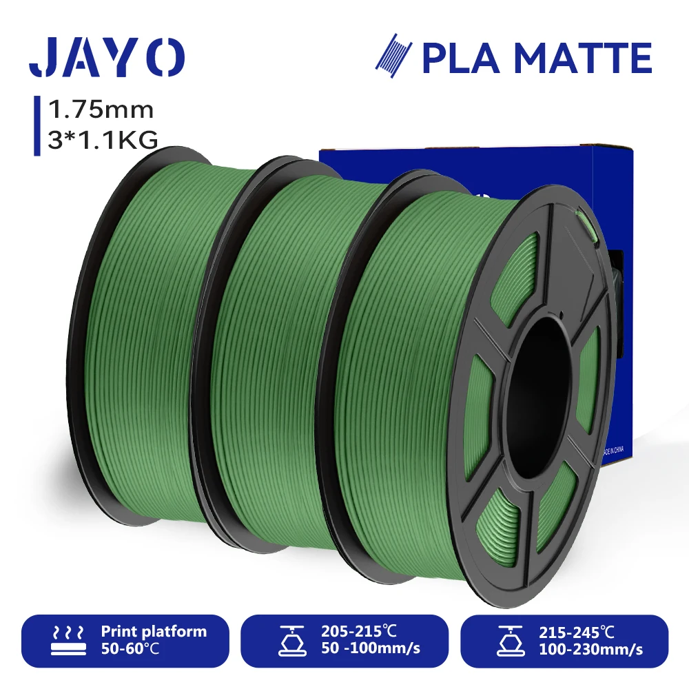 PLA Matte 1.75mm 3D Printer Filament 1.1KG - Image 8