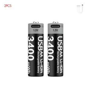 1.5V AA Rechargeable Li-Ion Battery USB-C 3400mWh - Thumbnail Image 16