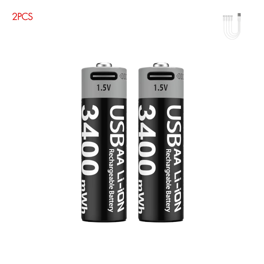 1.5V AA Rechargeable Li-Ion Battery USB-C 3400mWh - Image 16