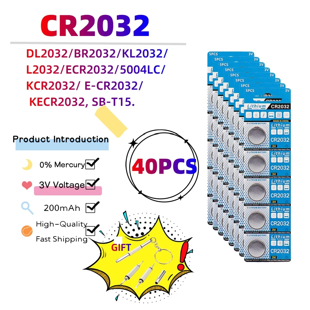 CR2032 3V Lithium Button Cell Battery for Car Remote - Image 10