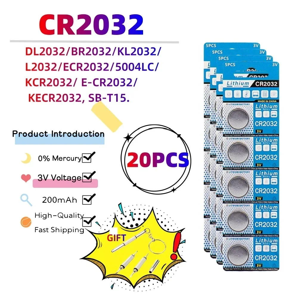 CR2032 3V Lithium Button Cell Battery for Car Remote - Image 11