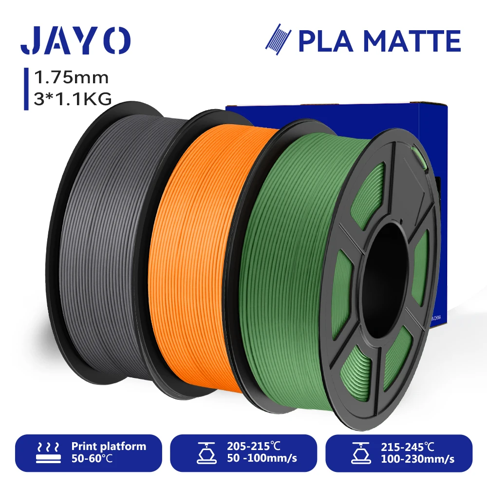 PLA Matte 1.75mm 3D Printer Filament 1.1KG - Image 31