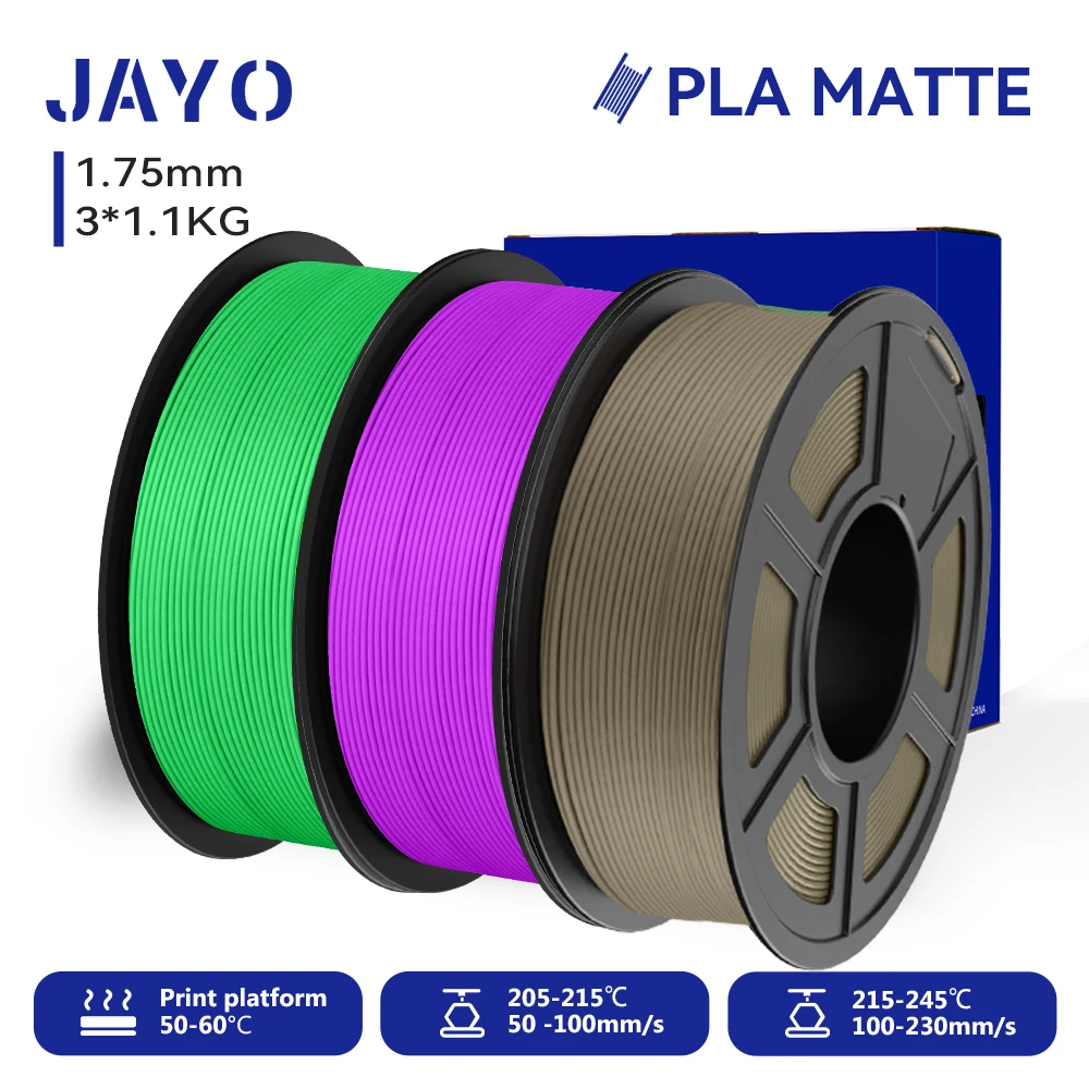 PLA Matte 1.75mm 3D Printer Filament 1.1KG - Image 33